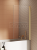 NEW TRENDY Parawan nawannowy New Soleo Gold Brushed, jednoelementowy 70x140 P-0171